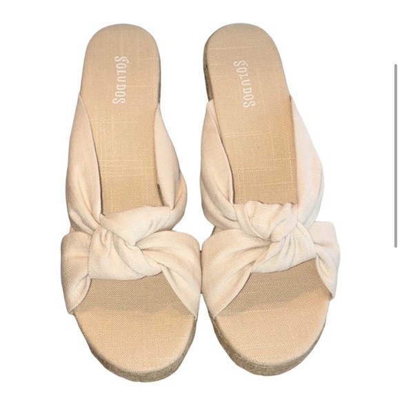 Soludos Knotted Wedge Shoe Size 11 NWT - Picture 3 of 12